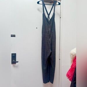 Free People Charcoal Jumpsuit
